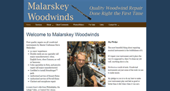 Desktop Screenshot of malarskeywoodwinds.com